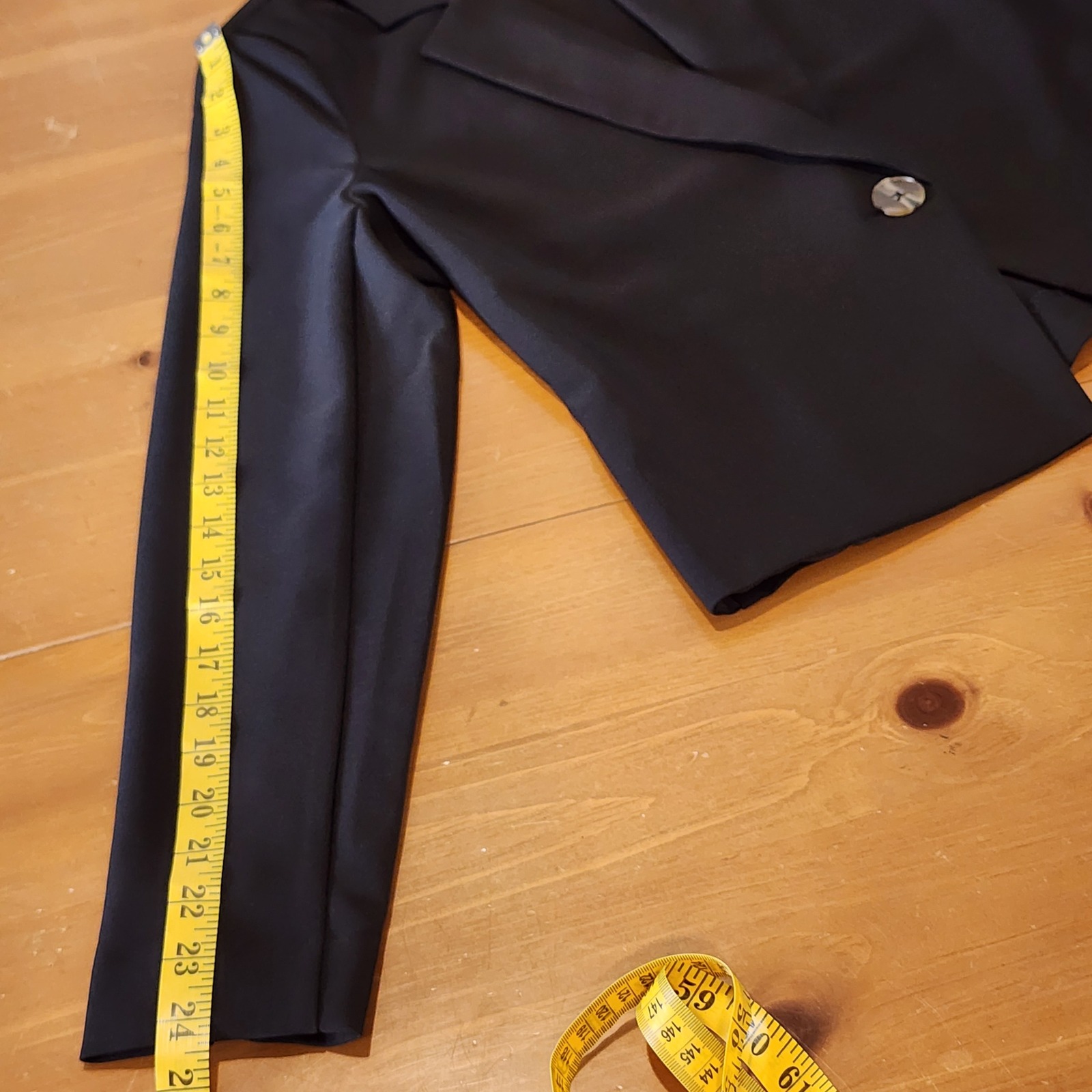 Nic+Zoe Blazer Jacket Women Medium Black Onyx Anywhere Stretch Casual Office New — image 7 of 8